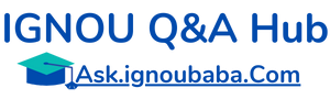 IGNOU Q&A Hub – IGNOUBABA Logo